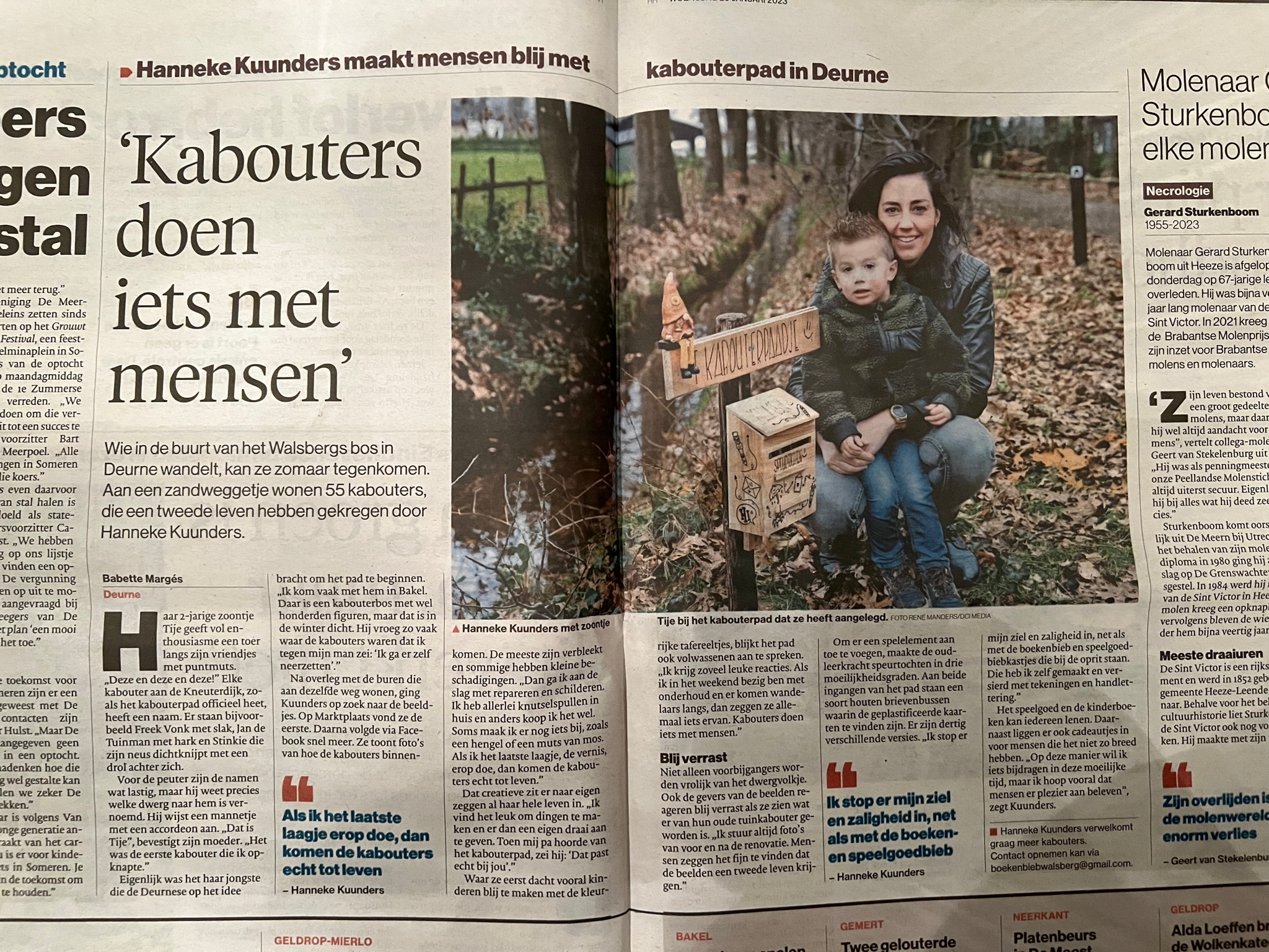 Persbericht kabouterpaadje kabouters doen iets